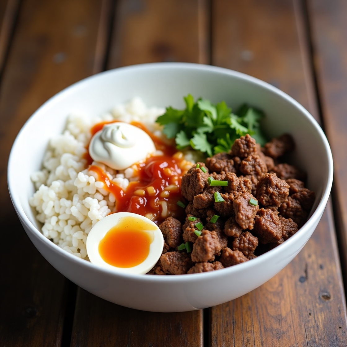 Classic Beef and Rice Bowl