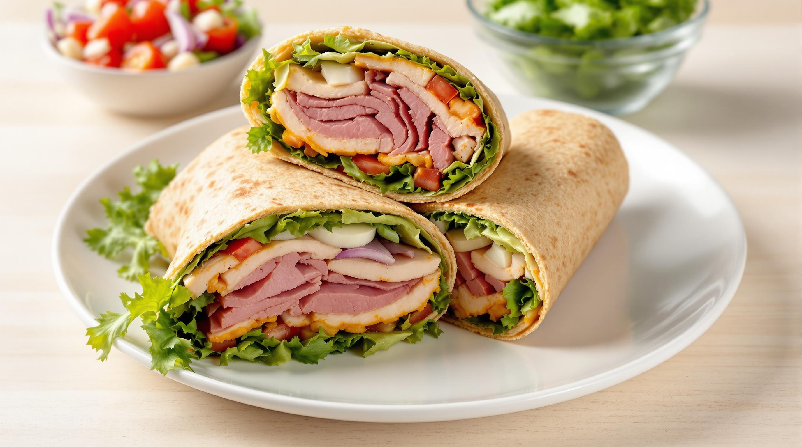 High Protein Deli Wrap