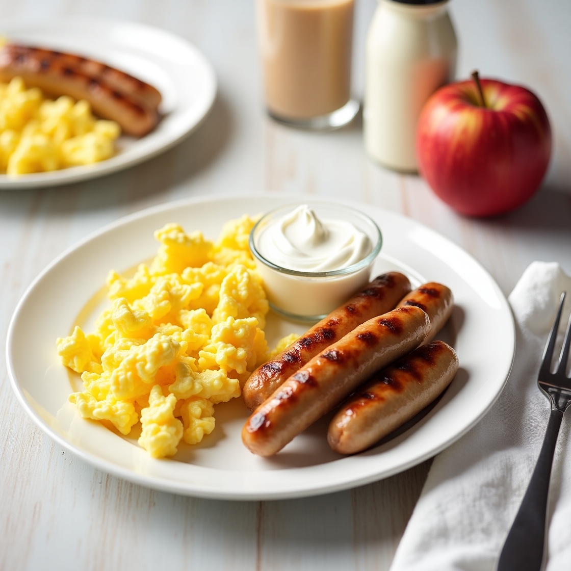 Quick High Protein Breakfast Combo